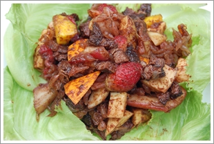 Kerabu Buah Daging Kota Kinabalu