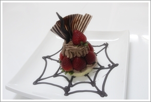 Strawberi dan Chocolate Mousse