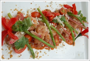 Udang Pedas Bunga Kantan