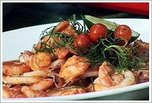 Udang dan Sotong Goreng Berlada Koko